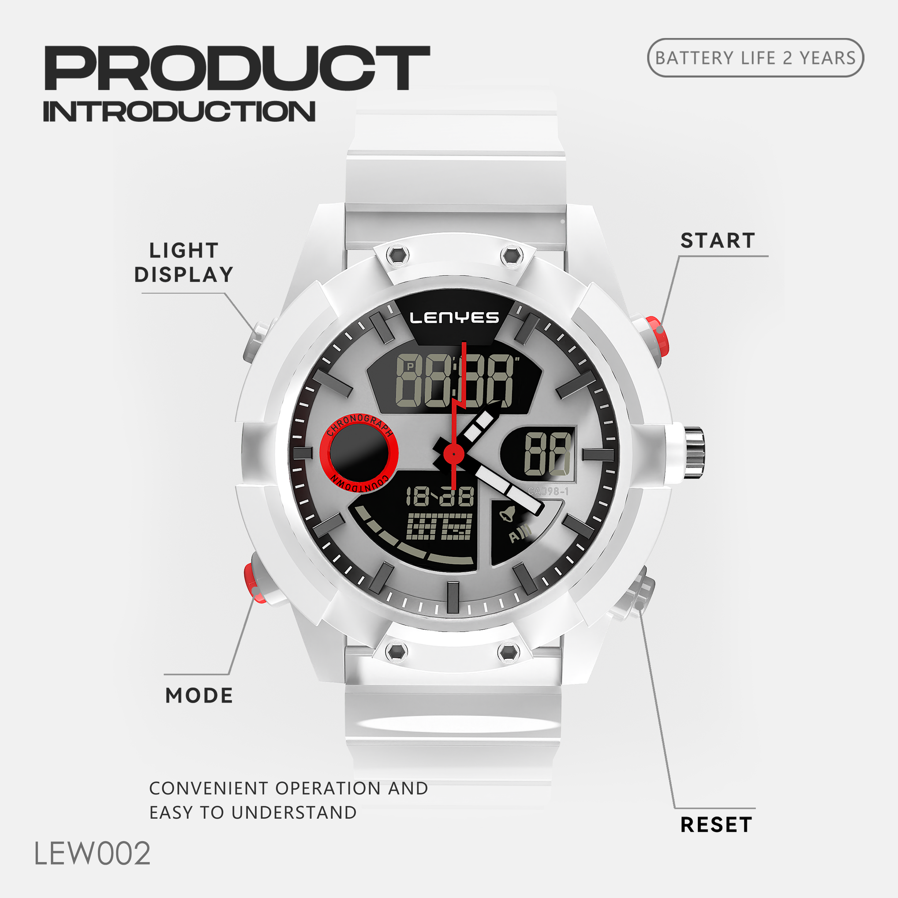 Lenyes LEW002 Analogue Watch