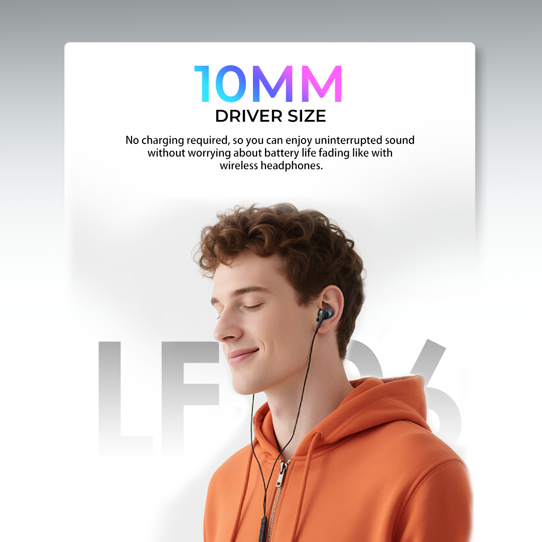 Lenyes LF106 Wired Earphones