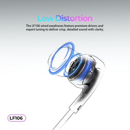 Lenyes LF106 Wired Earphones