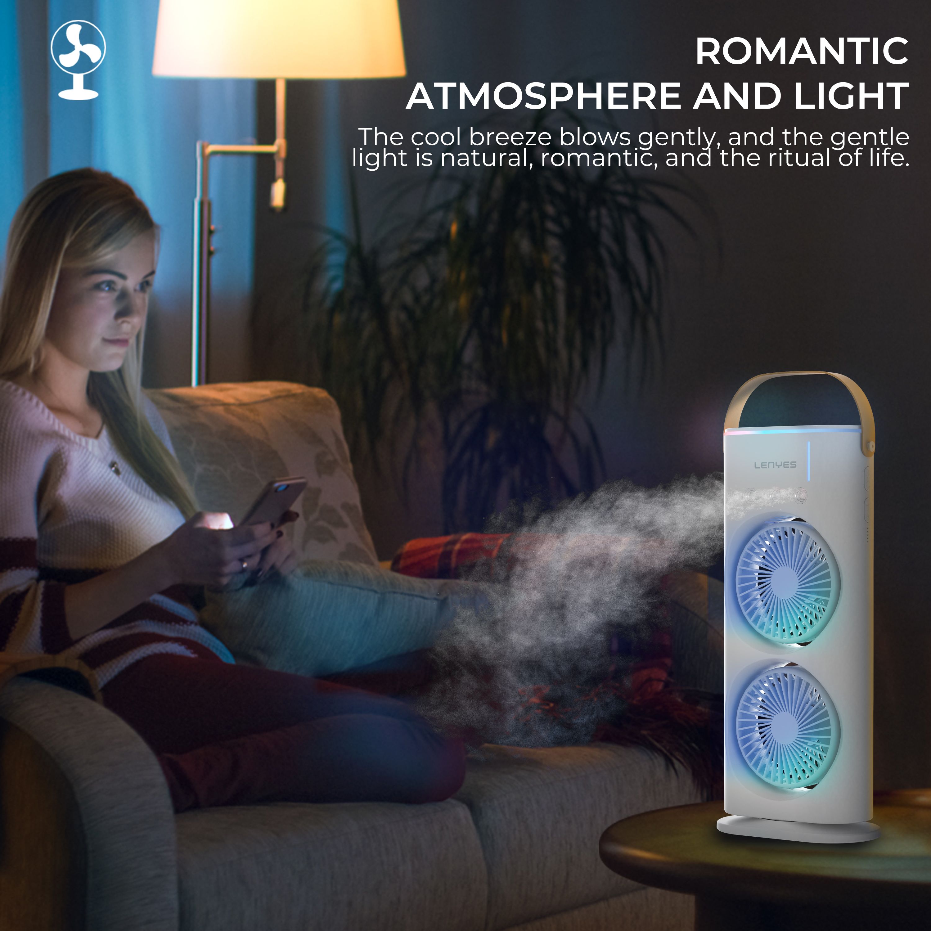 Lenyes LHF03 Rechargeable Portable Fan