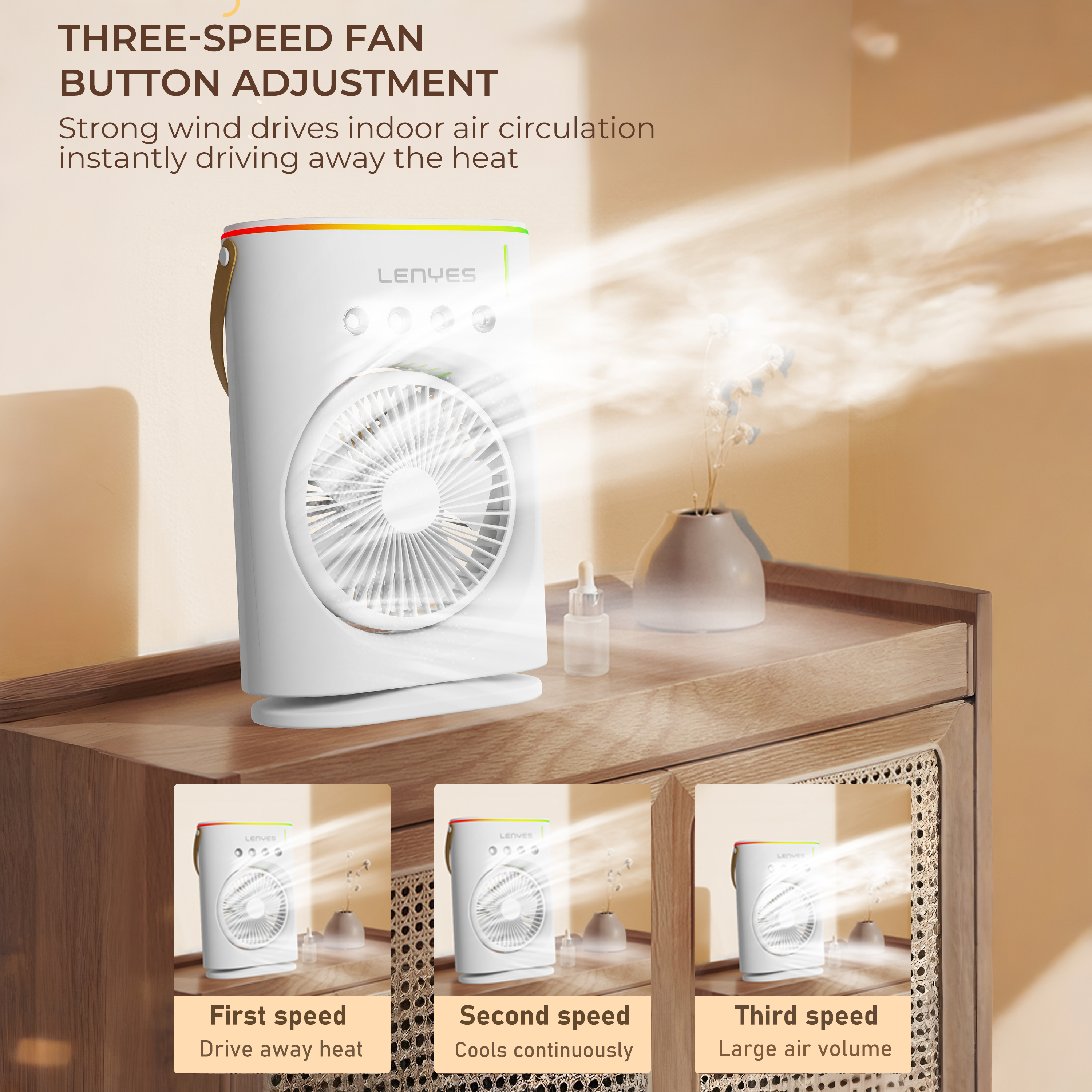 Lenyes LHF05 Rechargeable Portable Fan