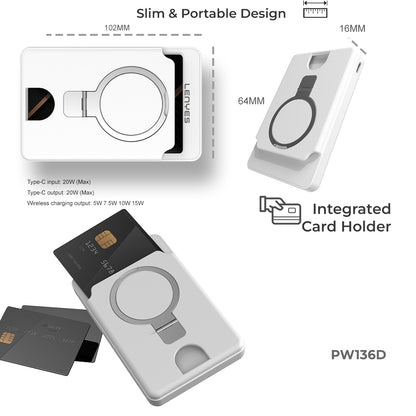 Lenyes PW136D 5000 mAh Mag Power Bank