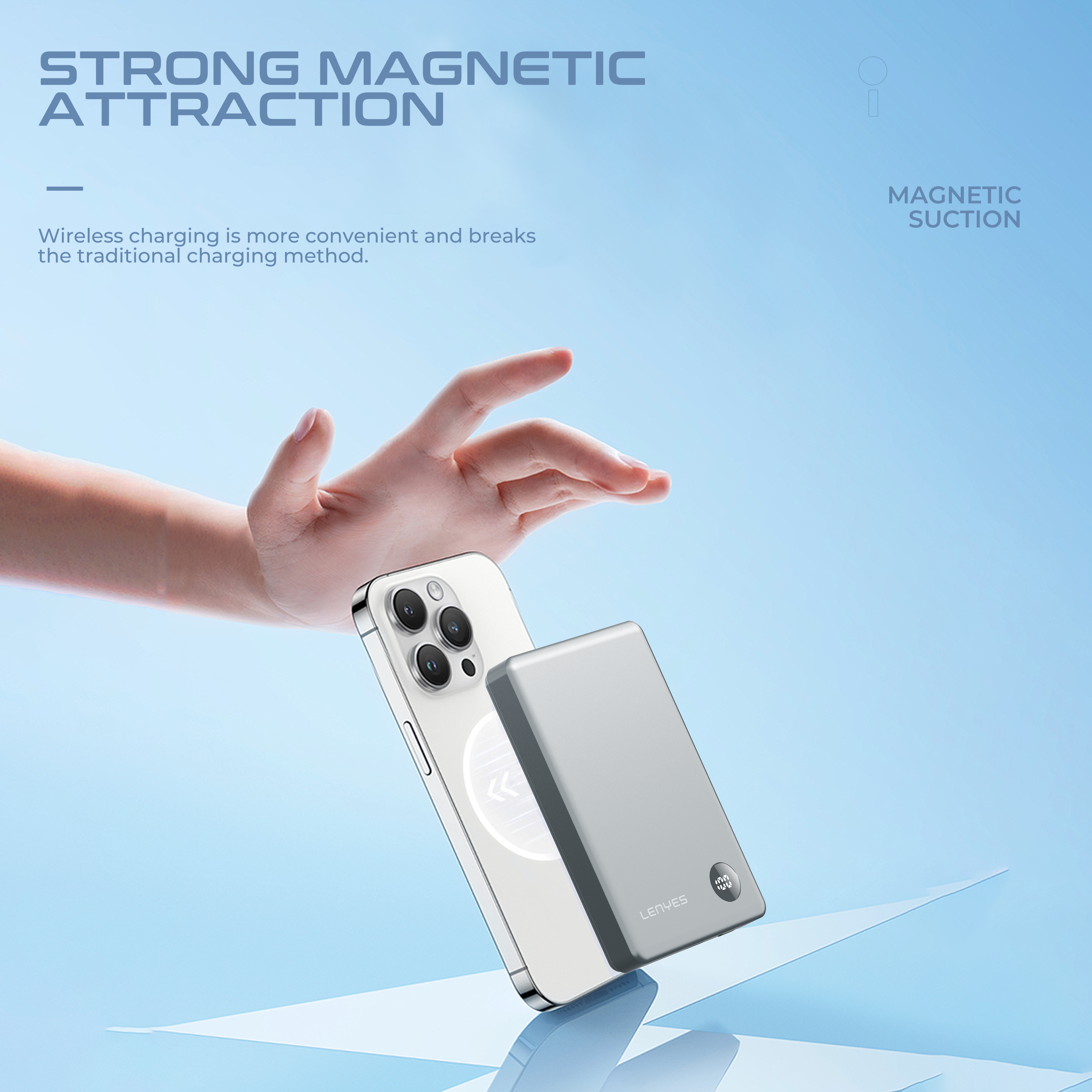 Lenyes PW137D 10000 mAh Mag Power Bank