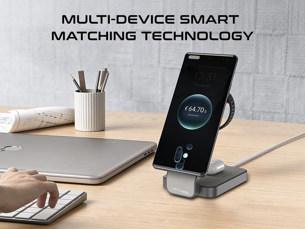 Lenyes  PW313 Wireless Desk Charger