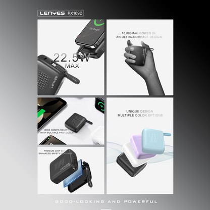 Lenyes PX169 10000 mAh Power Bank