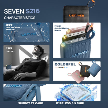 LENYES S216 6W Portable Bluetooth Speaker