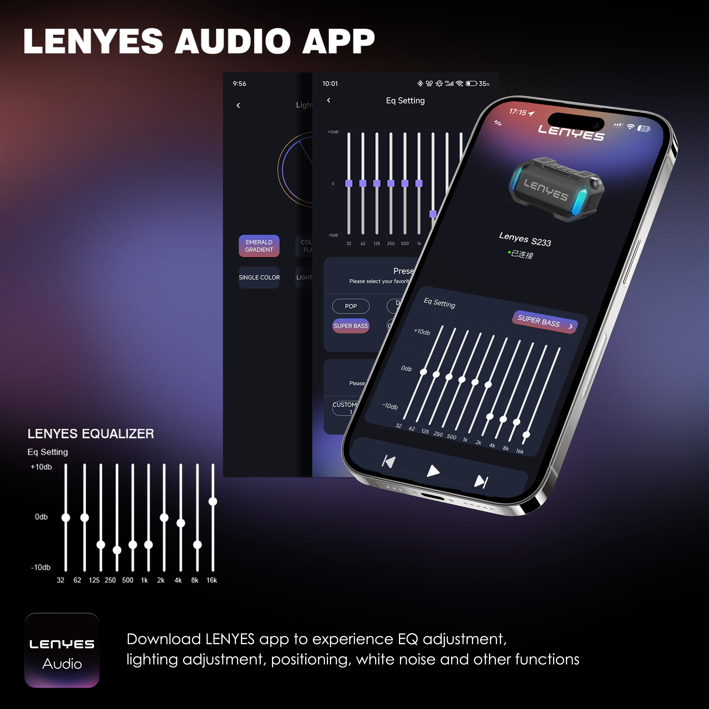 Lenyes S233 12 Watt Portable Speaker