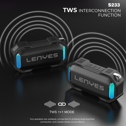 Lenyes S233 12 Watt Portable Speaker
