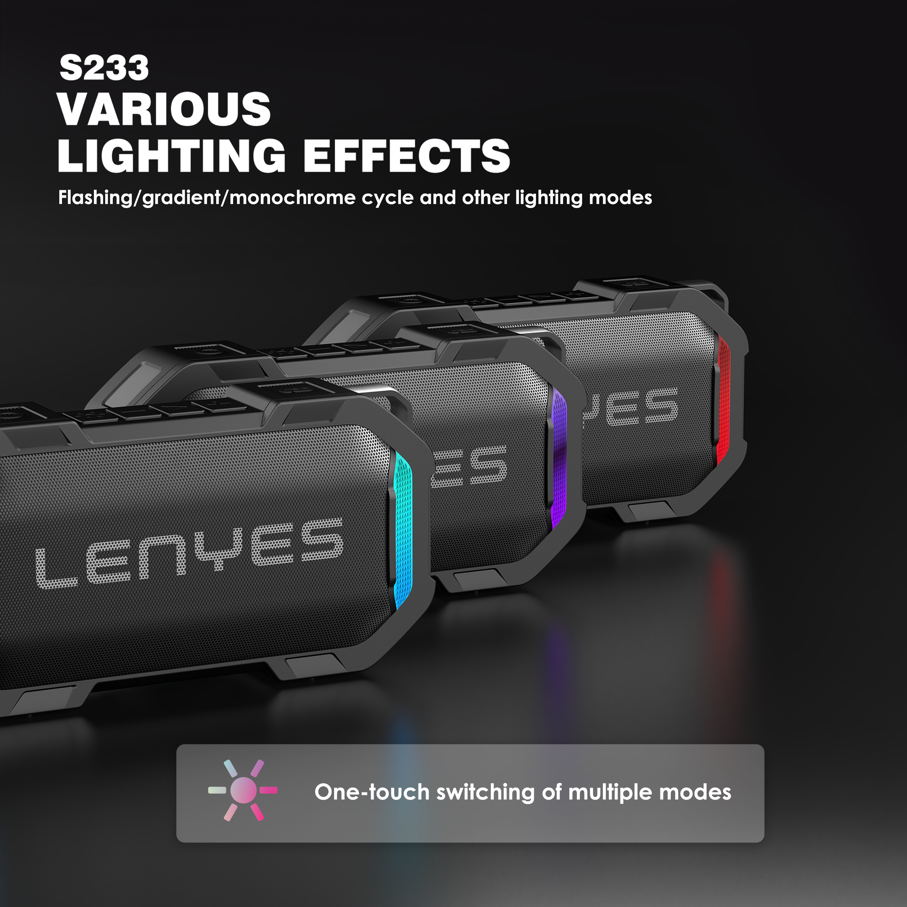 Lenyes S233 12 Watt Portable Speaker