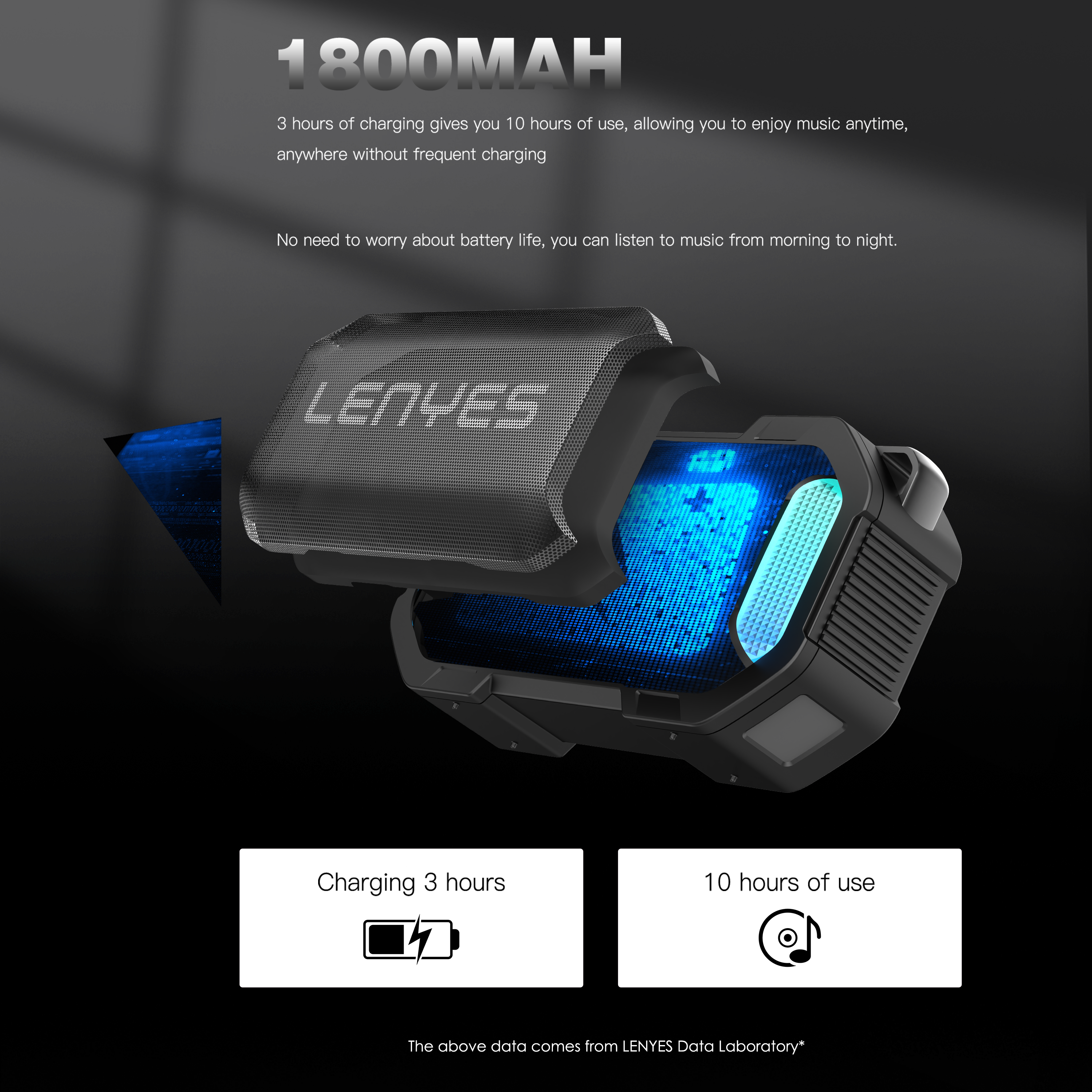 Lenyes S233 12 Watt Portable Speaker