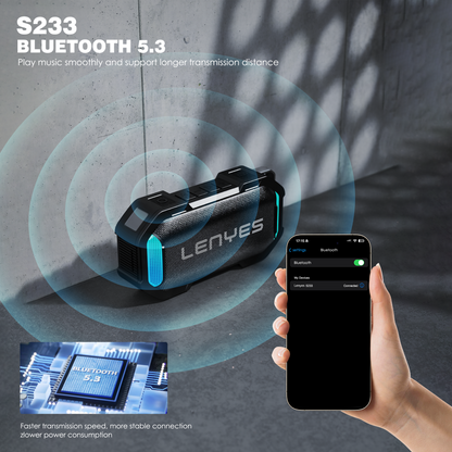Lenyes S233 12 Watt Portable Speaker