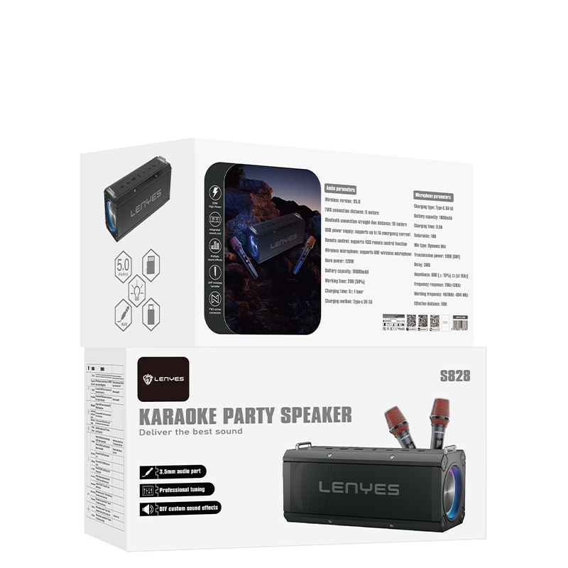 LENYES S828 120W Portable Bluetooth Speaker