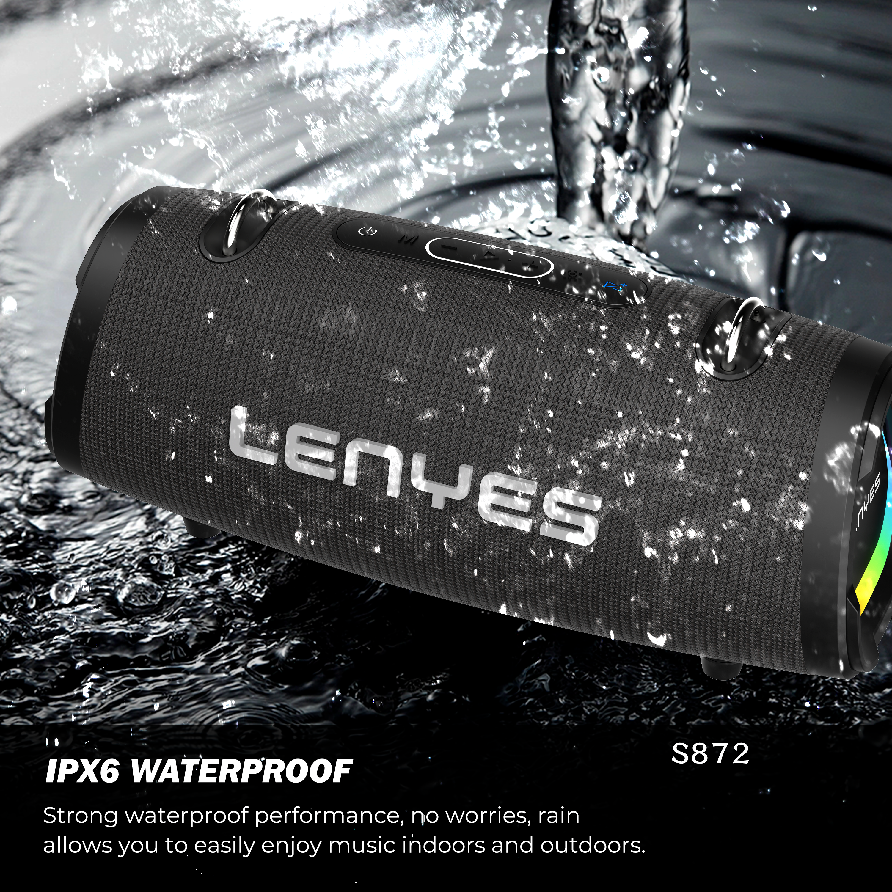 LENYES S872 160W Portable Karaoke Speaker