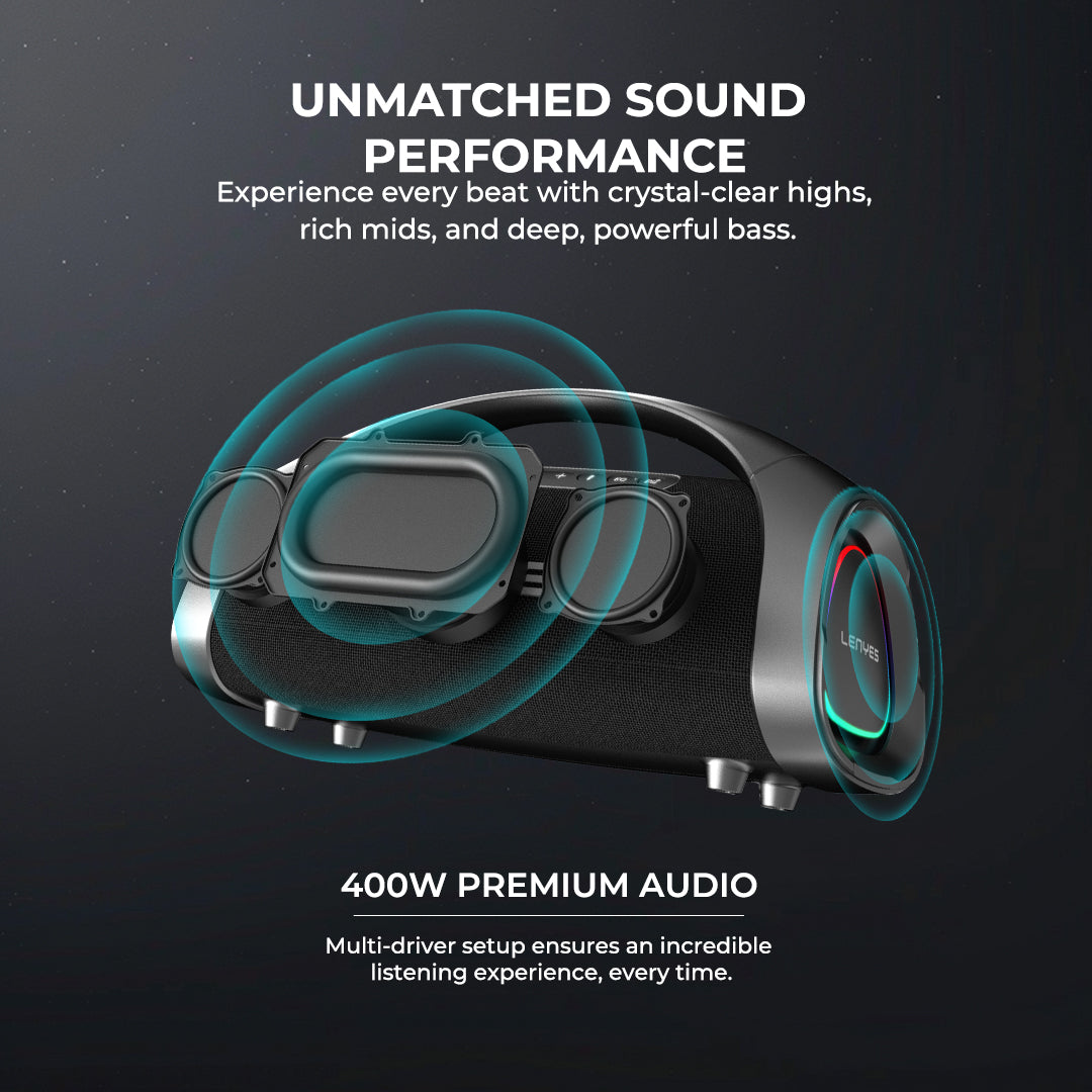 LENYES S873 400W Portable Party Speaker