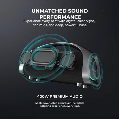 LENYES S873 400W Portable Party Speaker