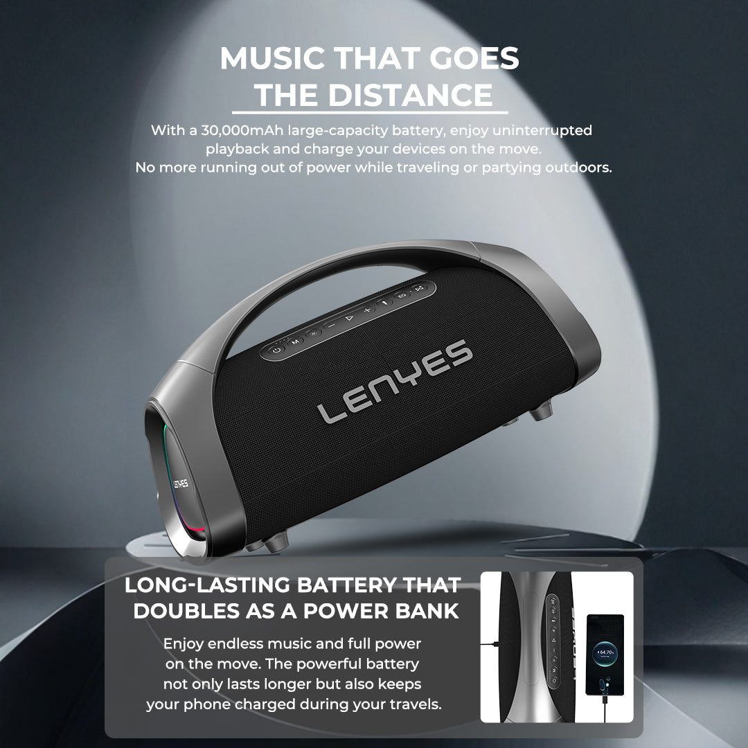 LENYES S873 400W Portable Party Speaker