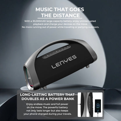 LENYES S873 400W Portable Party Speaker