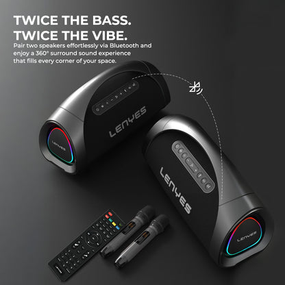 LENYES S873 400W Portable Party Speaker