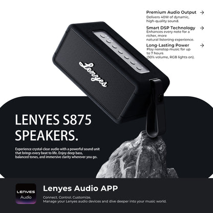 Lenyes S875 40 Watt Portable Speaker