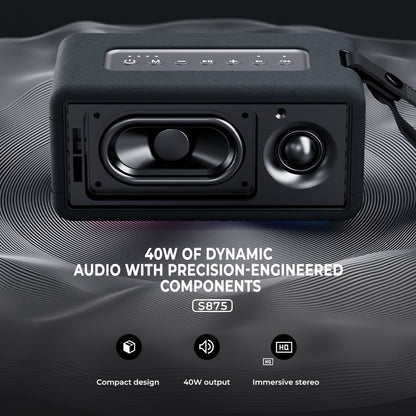 Lenyes S875 40 Watt Portable Speaker
