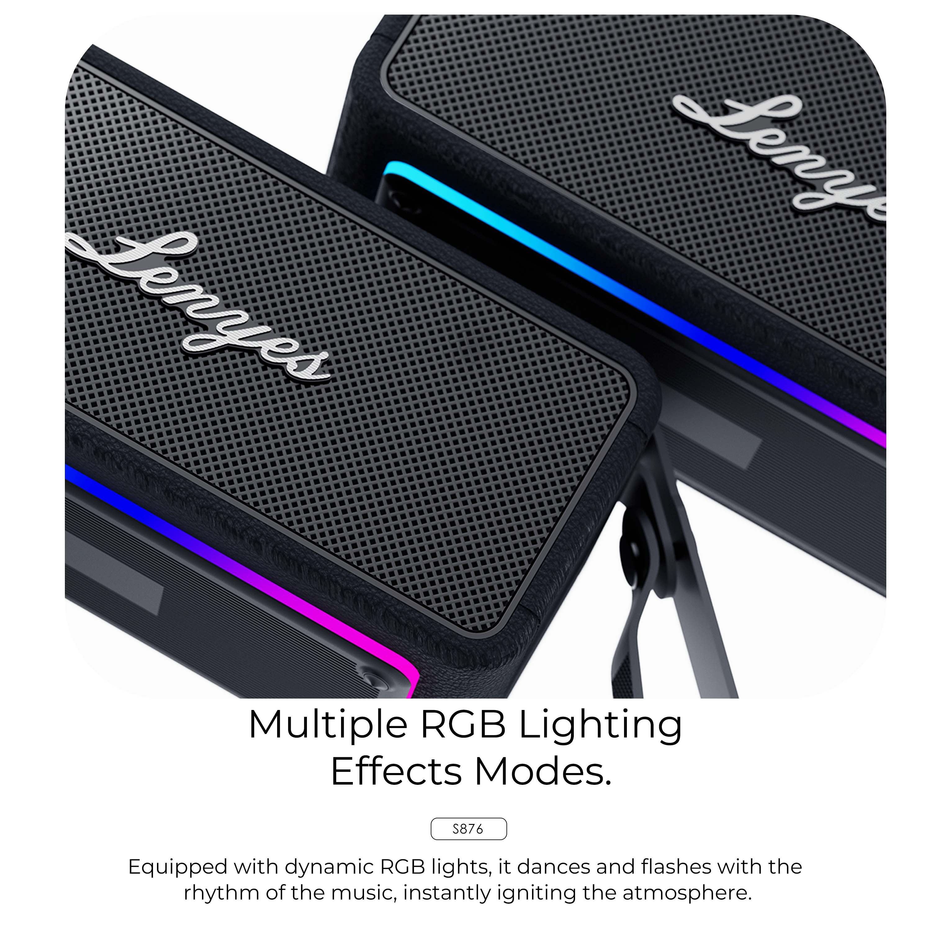 LENYES S876 90W Portable Bluetooth Speaker