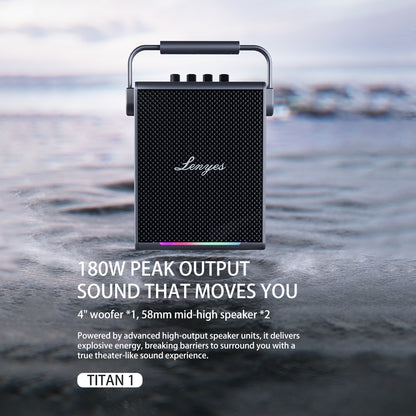 LENYES TITAN 1 180W Portable Karaoke Speaker