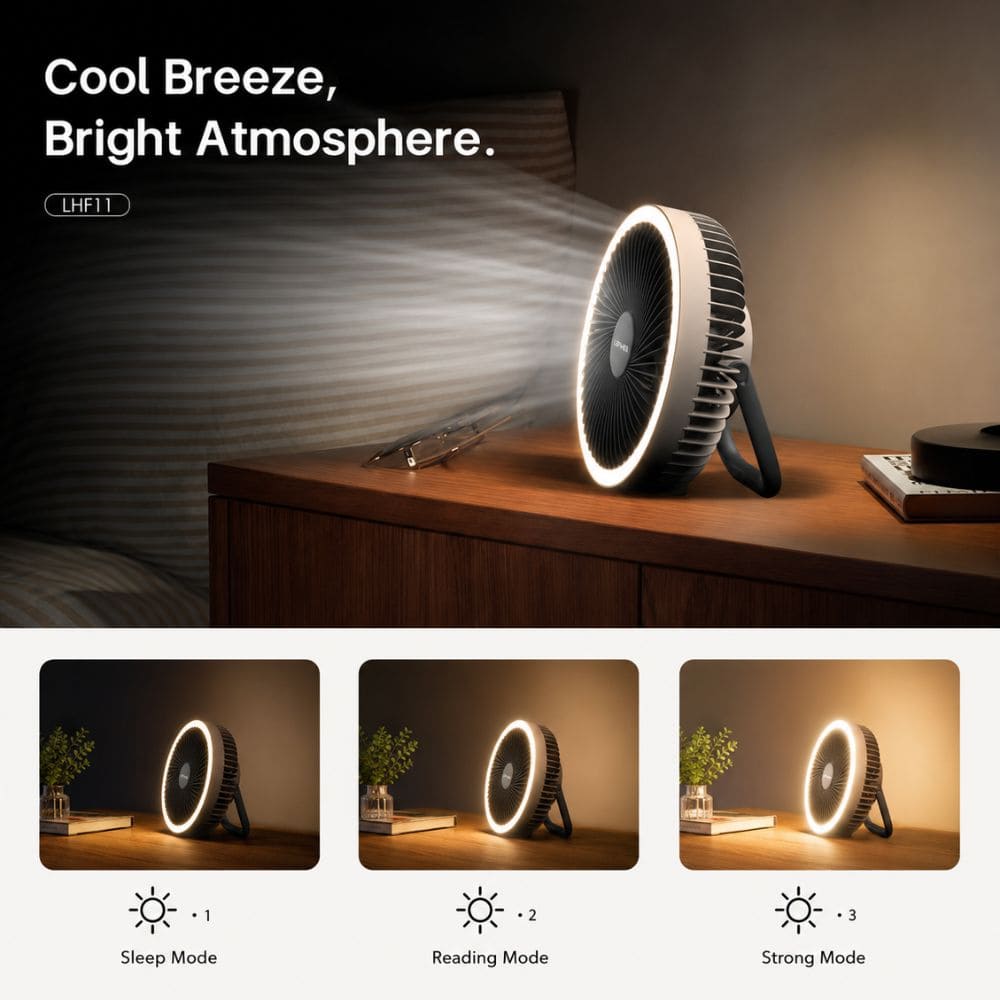 LENYES LHF11 Portable Rechargeable Smart Fan