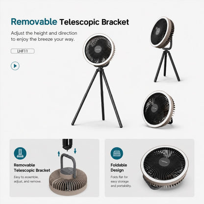 LENYES LHF11 Portable Rechargeable Smart Fan